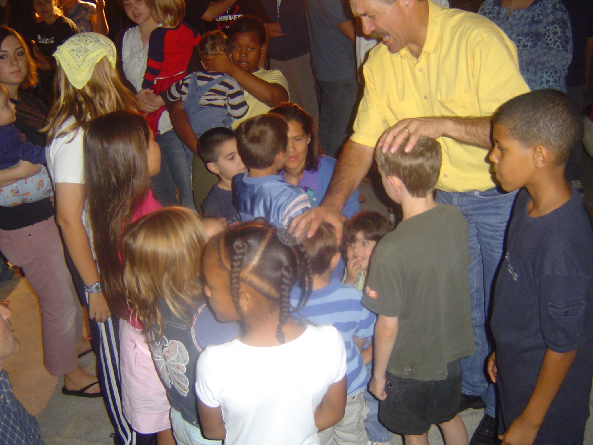 Lou Engle, leader, Cause USA prays for the children