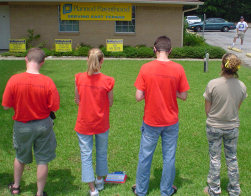 Planned Parenthood Southeast Texas Security Chief keeps his eye on us. We were watched thoroughly every day.