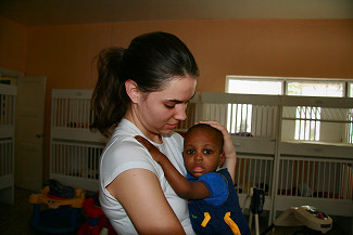 It broke my heart to see a room with about 20 of these cribs with toddlers in it, but I am glad we got to be a little ray of hope to them