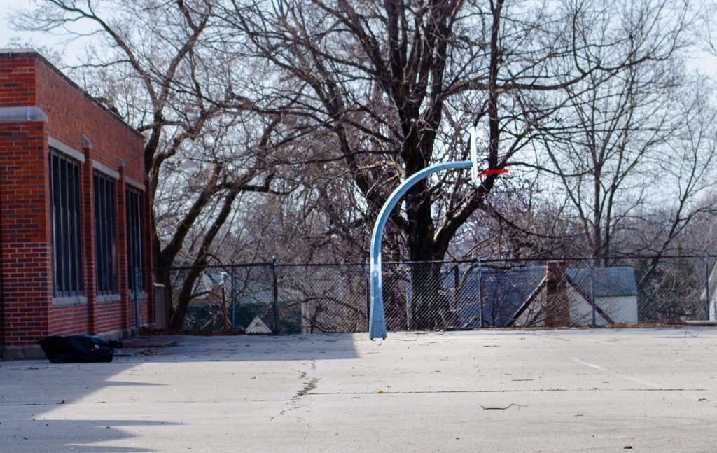 Full court basketball - will be so fun for the neighborhood!