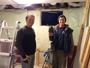 My friend, Ben, and I did some major remodeling. We cut out an egress window to make the basement ready for a renter. I learned so much! Thank you for your gifts last year towards our house making this possible!