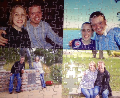 To pass the time during our two and a half months apart, Theresa gave me a puzzle