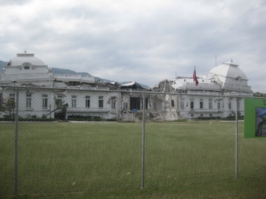 The devastated Presidential Palace is an apt picture of the condition of Haiti’s government